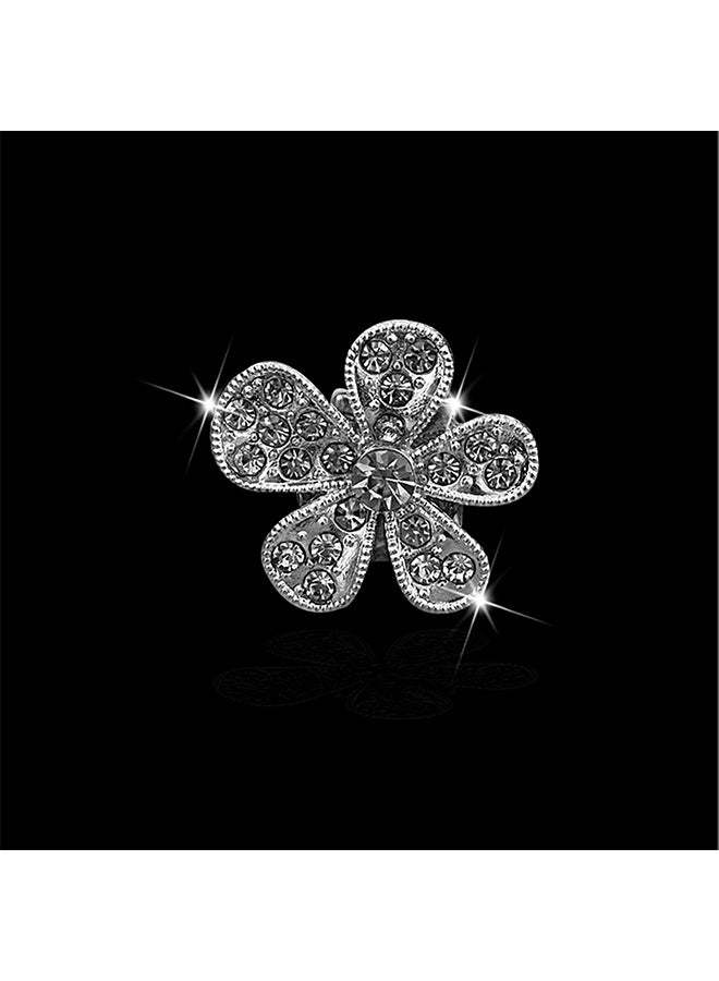 5 قطع مشبك تهوية السيارة، معطرات الهواء من زهرة بلينغ، مشابك تهوية للسيارة، زينة فتحات السيارات اللطيفة، موزع سيارة، حجر الراين، ديكور داخلي السيارة، إكسسوارات تهوية السيارة - Image 4